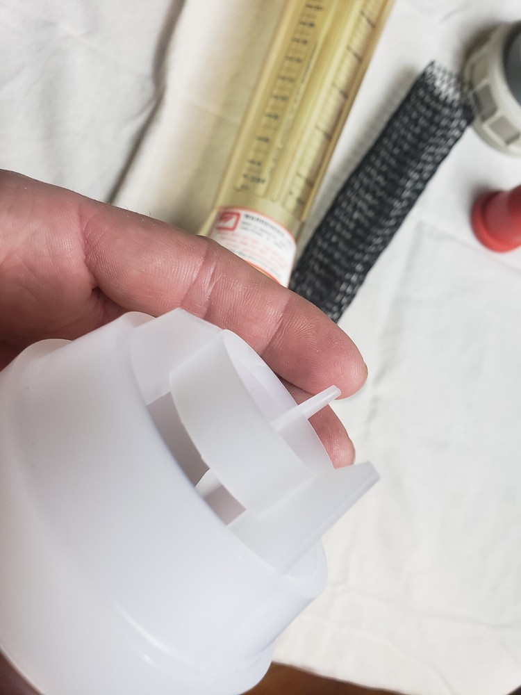 Large 600-6000 l/h Flow Meter , Conical Float , Variable Area , 16 1/2" long