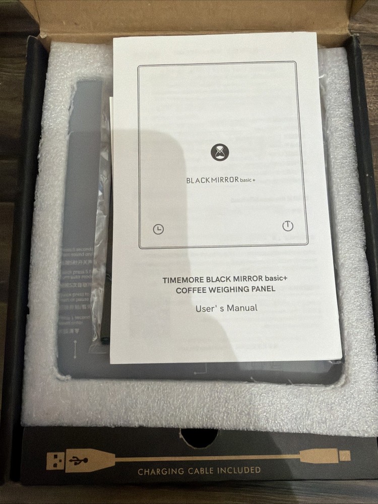 Timemore Black Mirror Basic + Coffee Espresso Weighing Platform Scale NEW Tes006