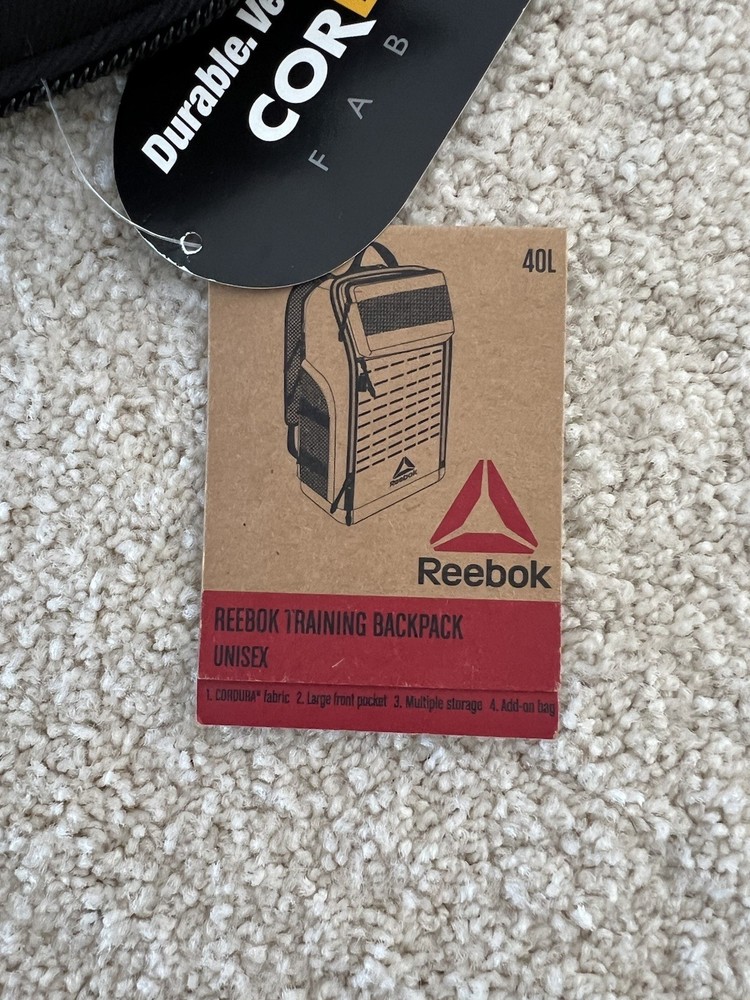 Reebok Training Weave Gym Backpack NWT