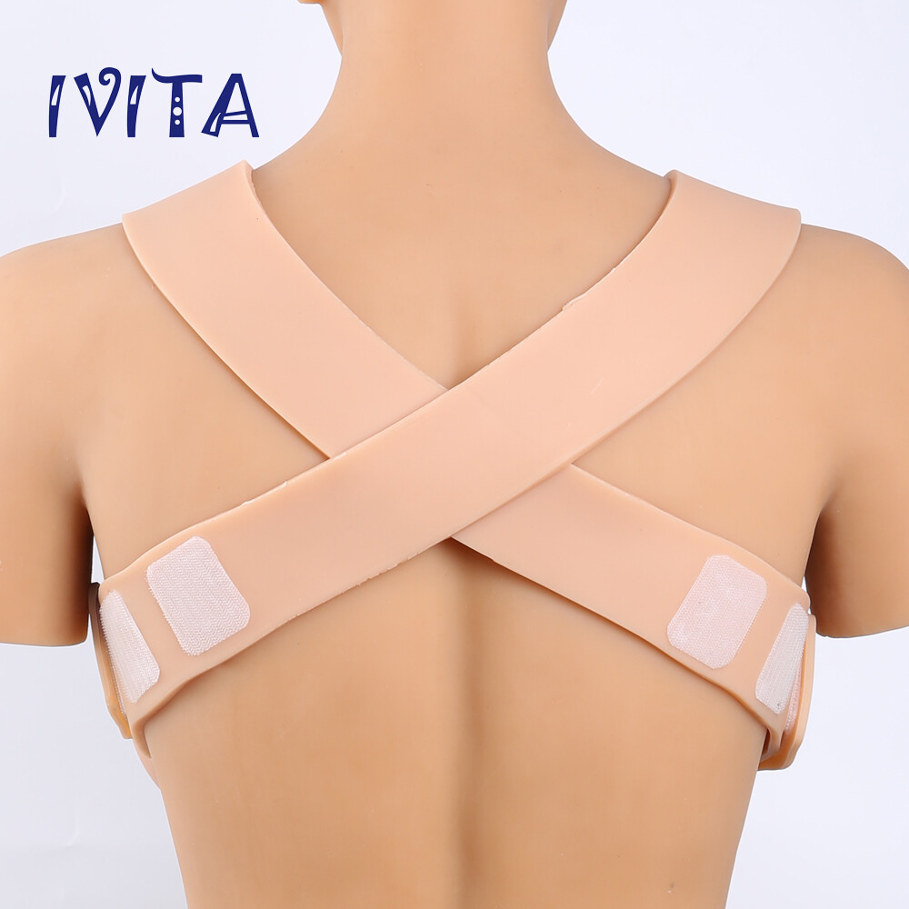 IVITA Big Areola Silicone Breast Forms 11XL I Cup Prothesis Silicone Boobs