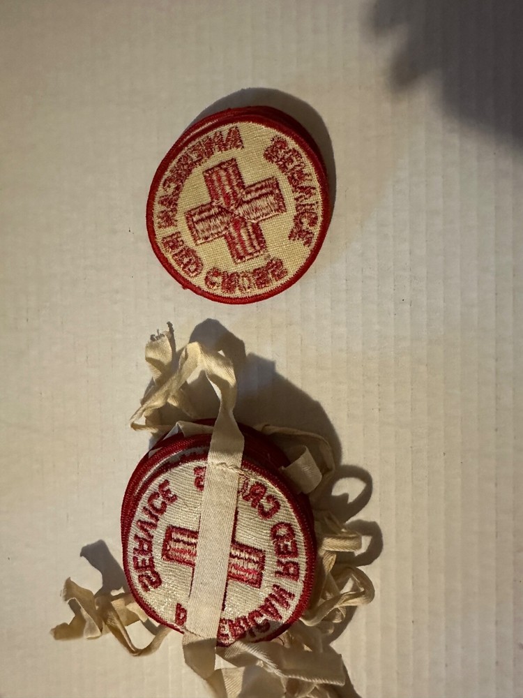 AMERICAN RED CROSS SERVICE PATCH FROM WW11 ERA