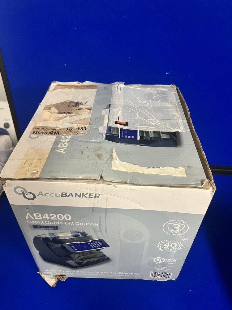 AccuBanker AB4200 Basic Bank Grade Bill Counter READ
