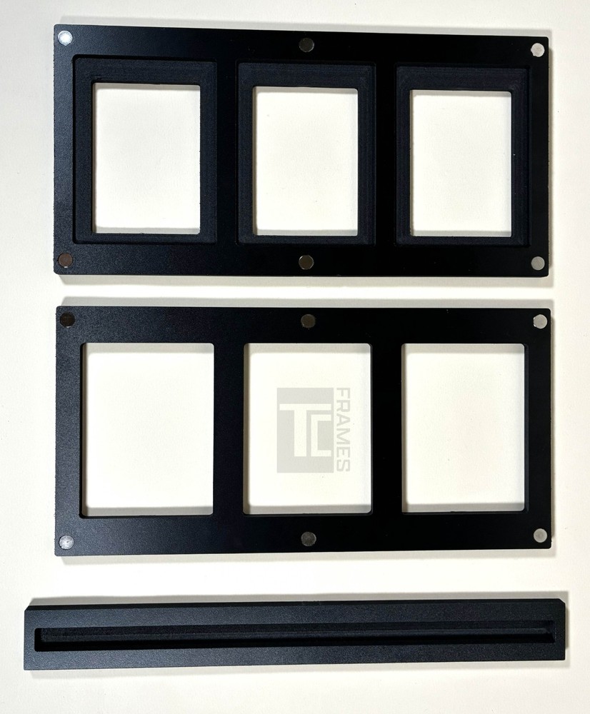 Triple Trading Card Top Loader Display (With Stand + Top Loaders 35PT)