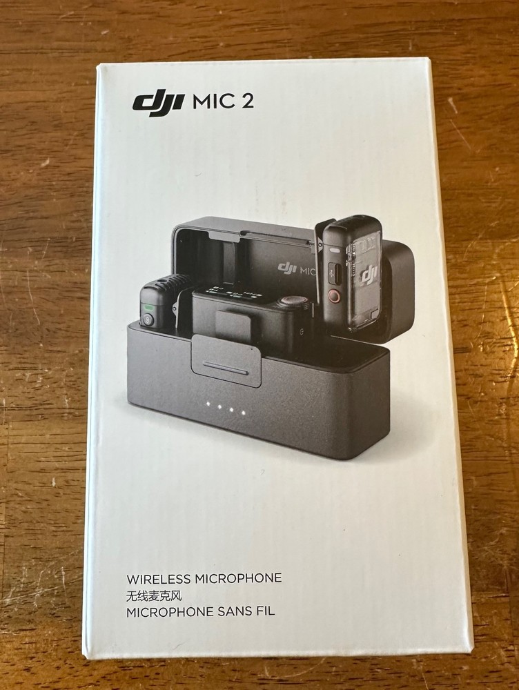 DJI Mic 2, Wireless, Noise Cancelling Microphone, Black, EXTRAS!
