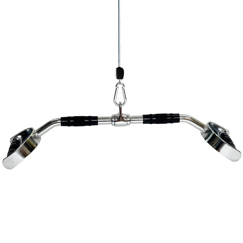 Sogawave LAT Pull Down Bar/Tricep Press Down Bar/Curl Pull Down Bar Multi-Exe...
