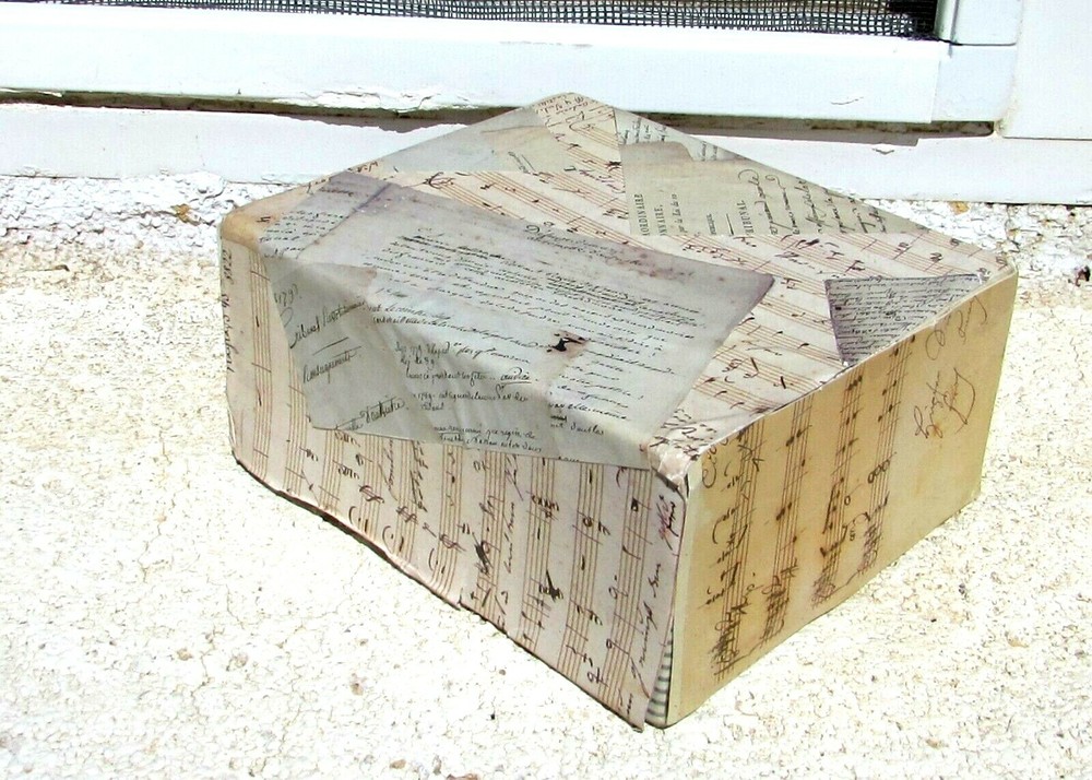 William Emboden Three collaged nesting boxes