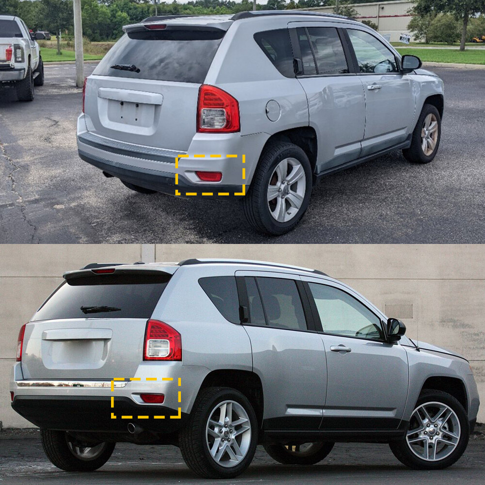 Rear Bumper Light Right Reflector Passenger For Side Jeep 2011-2017 Compass