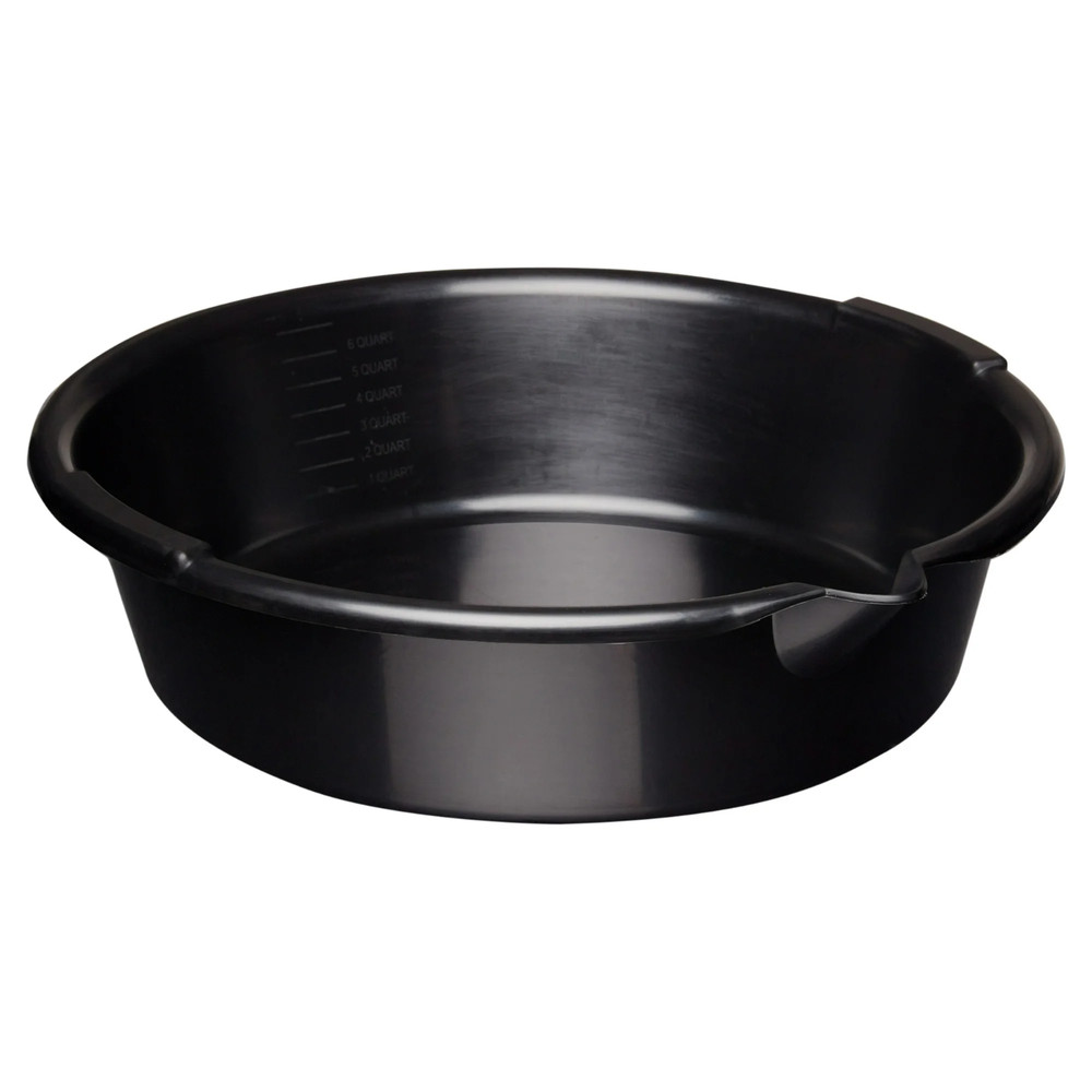 Hyper Tough 7 Quart Car Drain Pan with Integrated Scale and Spout