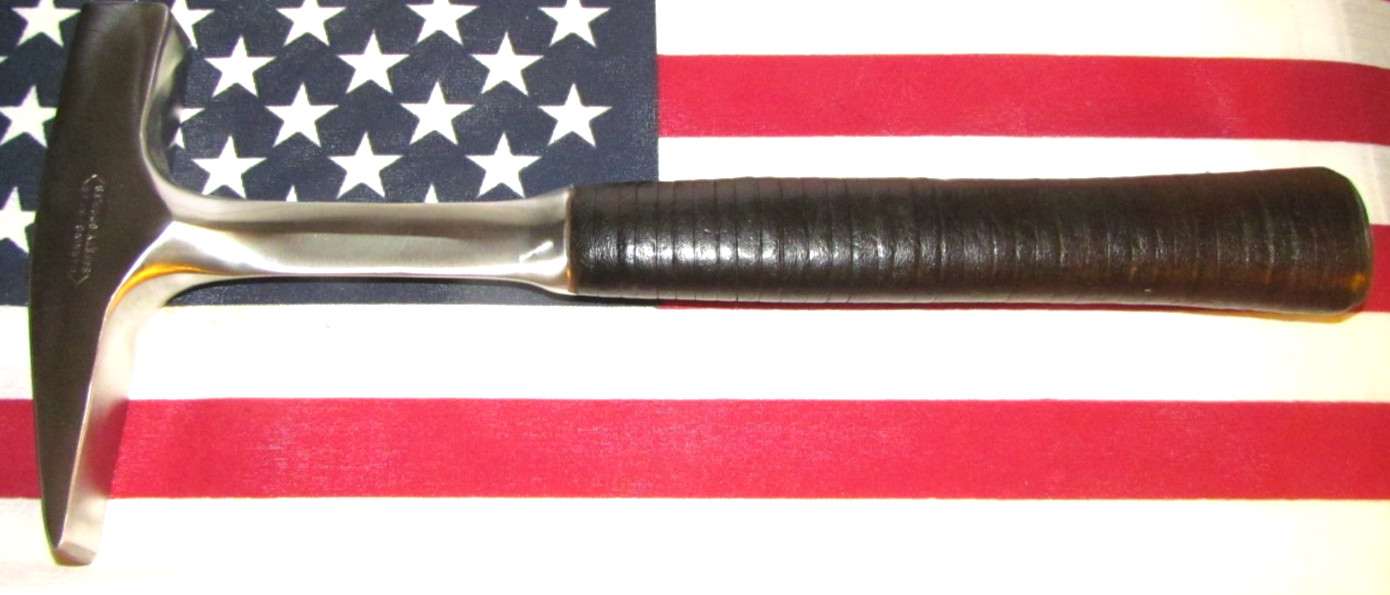 Vintage Malco 18 oz. Sheet Metal Hammer Original Leather Handle (Estwing)