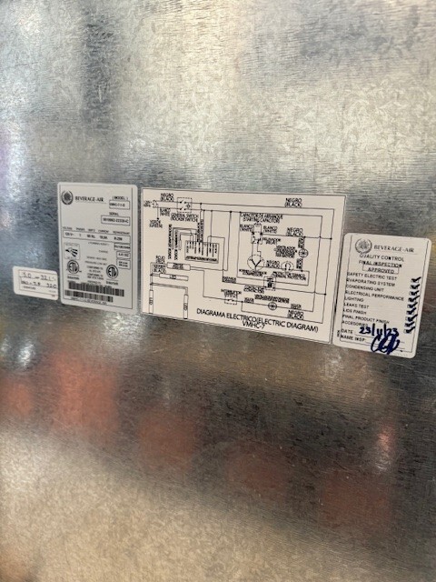 Beverage Air Fridge - Open Air Display