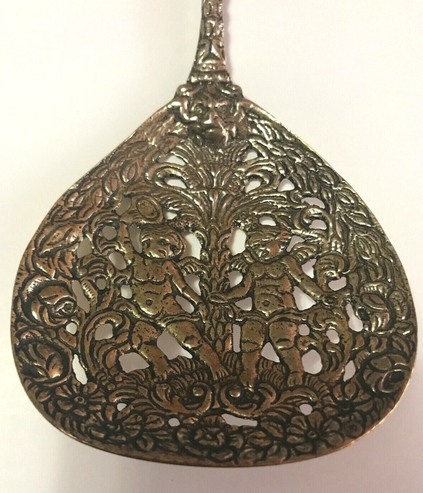 Vintage Silverplate Ugo Bellini Spoon ~ Cherubs ~ Italy