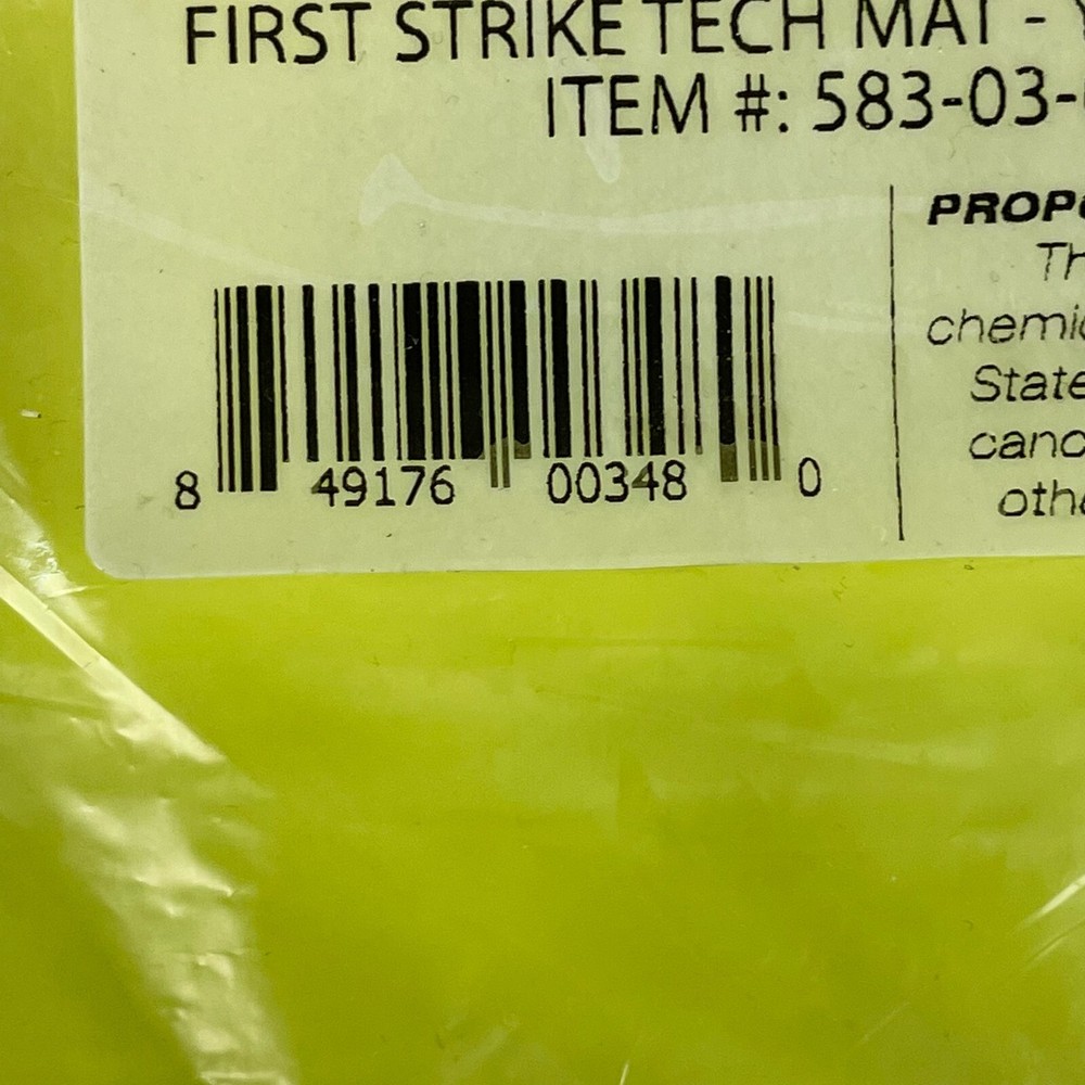 NEW First Strike Gun Tech Mat - Yellow/Grey