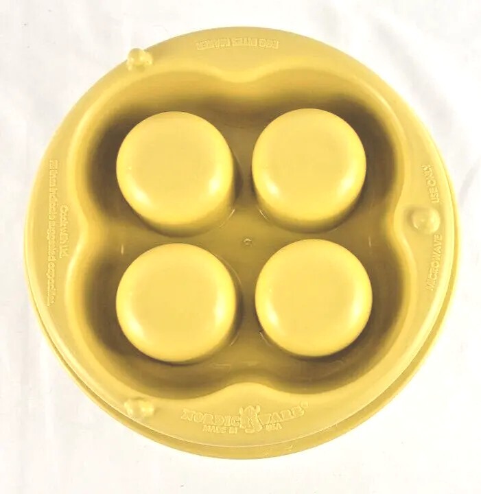 Nordic Ware Microware Egg Bites Maker Four 1/4 Cup Cavities & Instructions USA