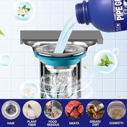 Pipe Bobo Drain Cleaner for Kitchen Sink, Powerful Unclogging,...