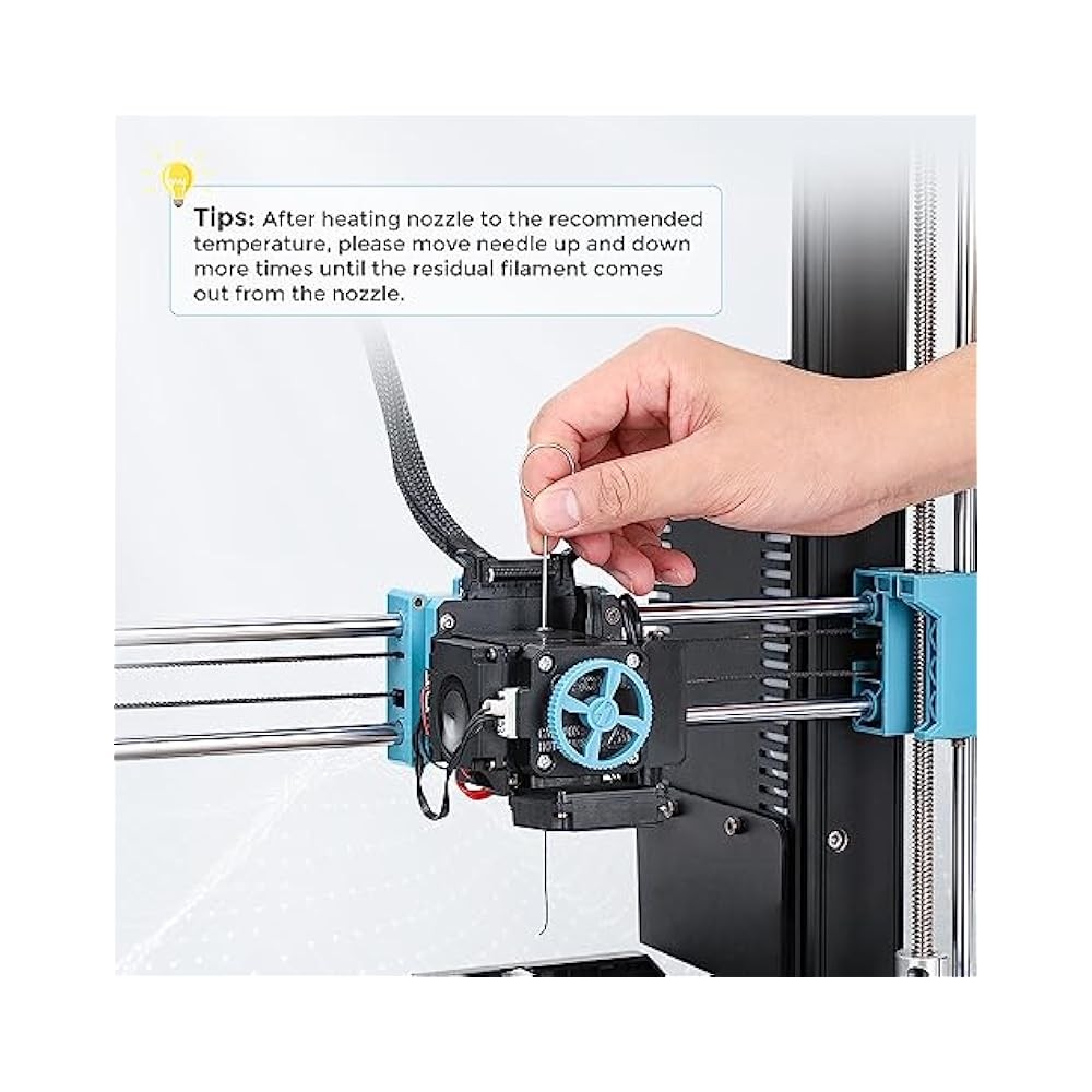 8-Size 3D Printer Nozzle Set with Cleaning Tools