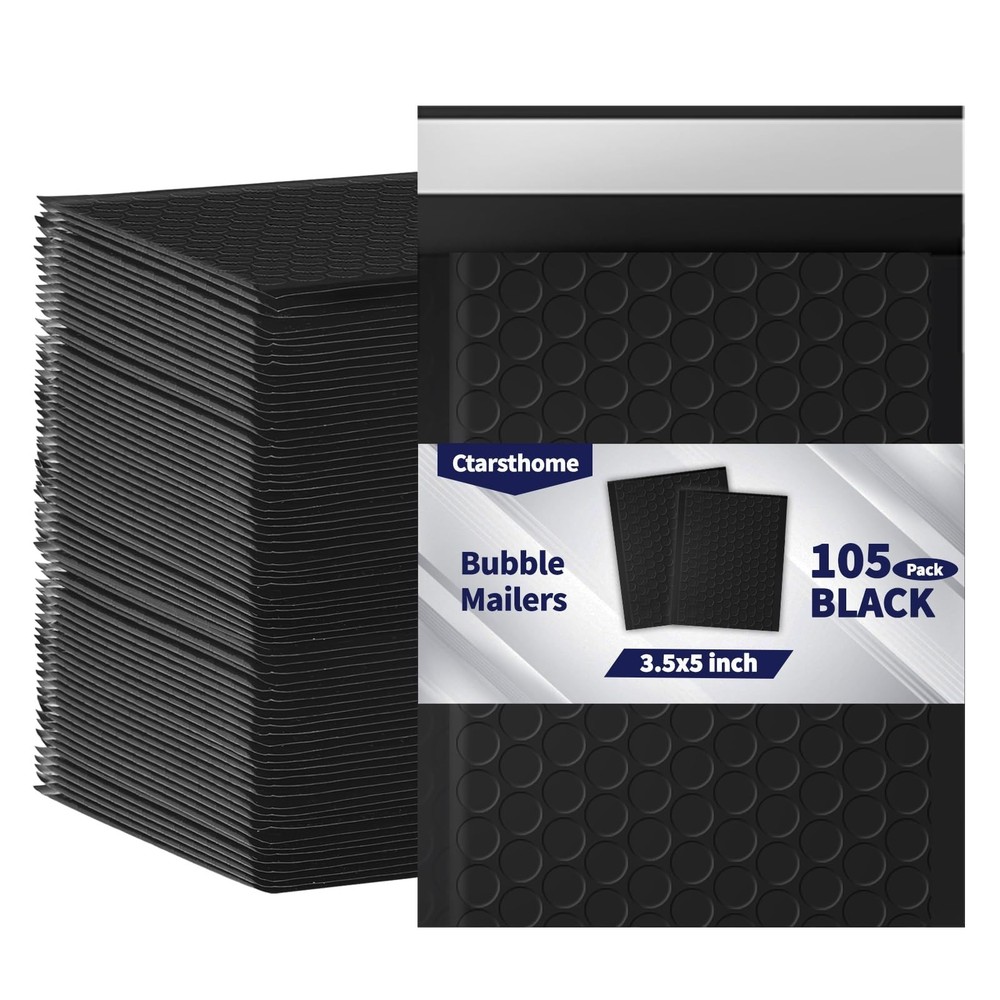 105 Pack Bubble Mailers 3.5x5inch Padded Envelopes Thin Mailing Envelopes Wat...