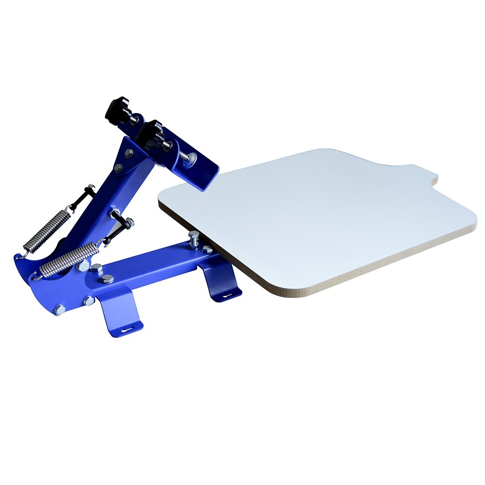 1 Color Screen Printing Press Silk Screen Printer Adjustable Height 22×18''