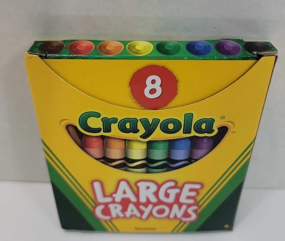 Crayola Large Crayons 8 in a Box. New
