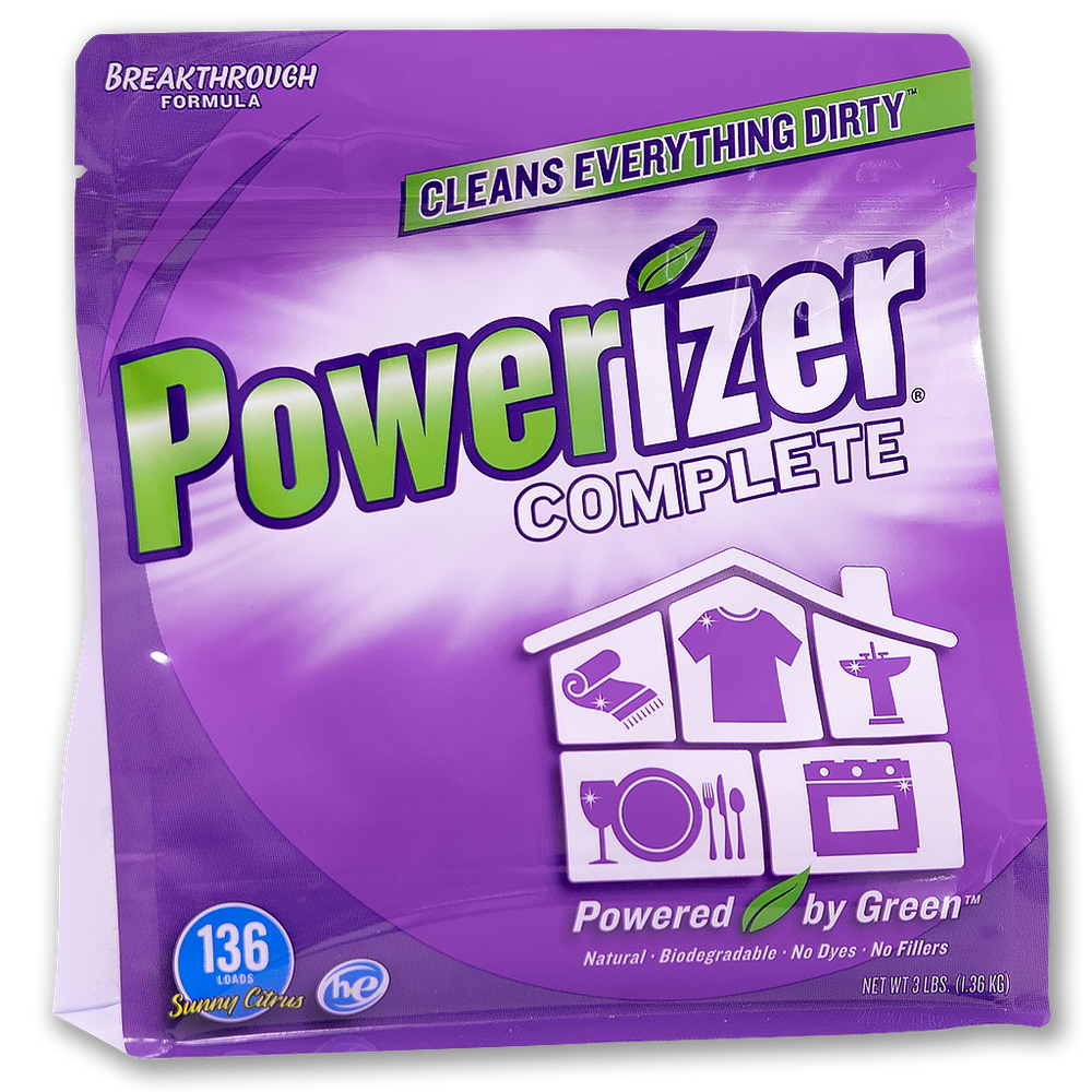 Powerizer Complete Subscription Powder Detergent & Multipurpose Cleaner | Plant-