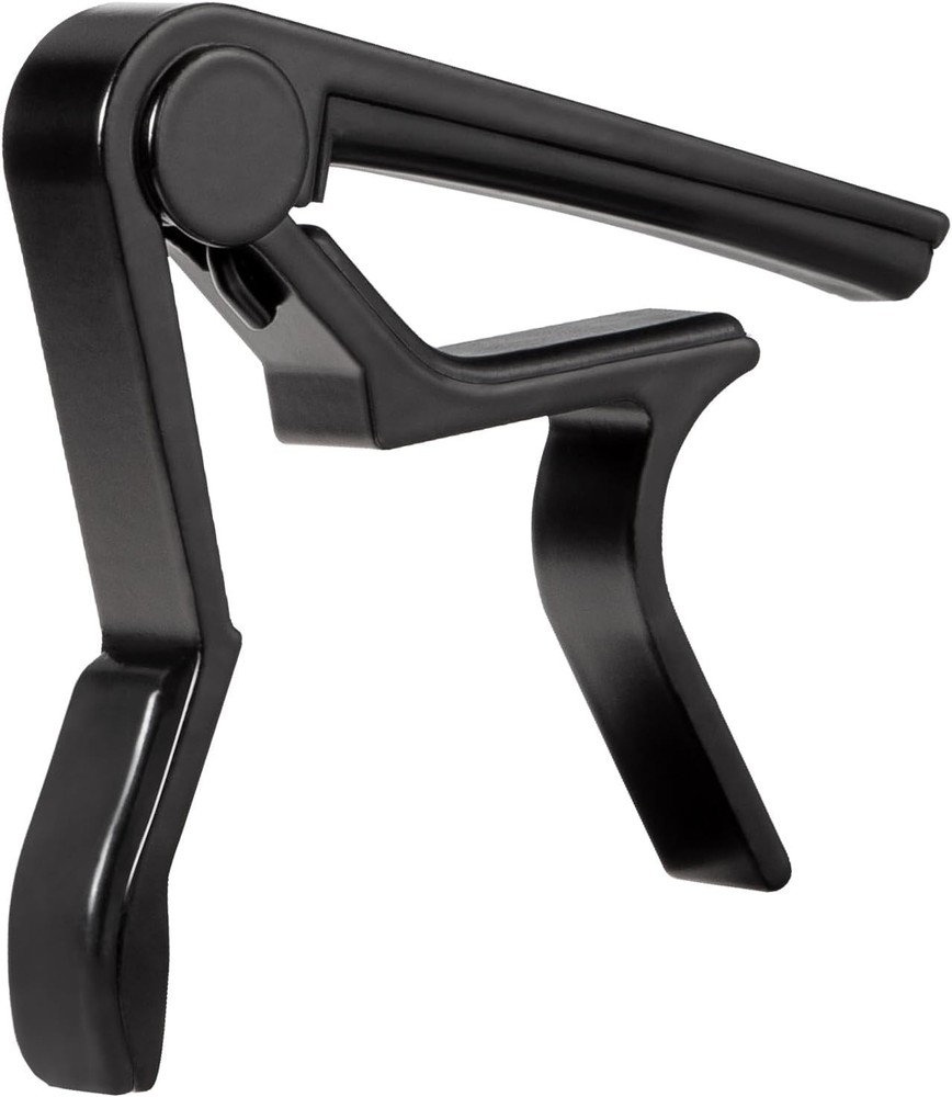 Versatile & Lightweight Black Capo for All 6-String Acoustic & Electric Guitars