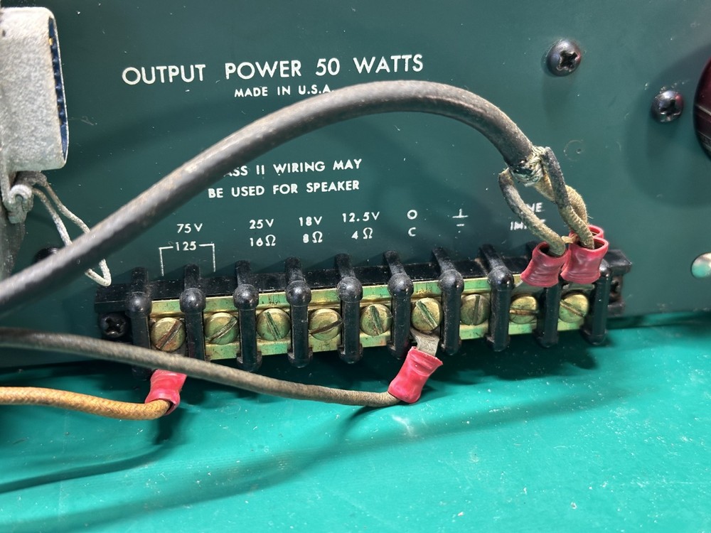 Altec 351B mono amplifier Working - Repaired