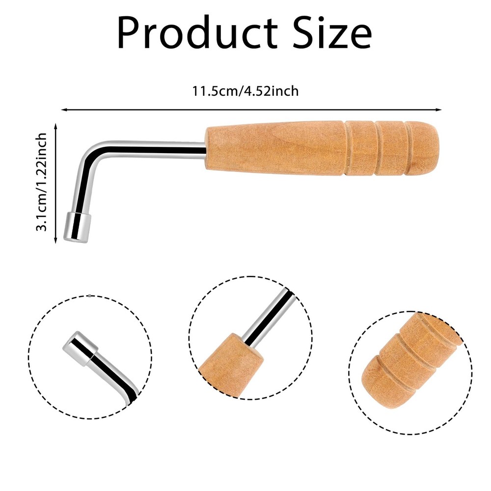 Tuning Wrench Tool for Autoharp, Lyre, and Small String Instruments