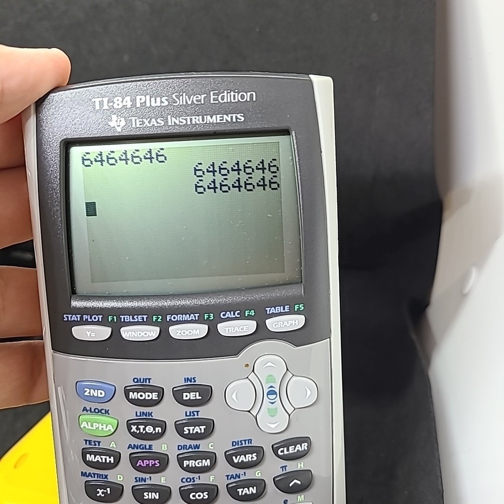 TI-84 Plus Silver Edition Graphing Calculator-With Covers -Tested & Working #78