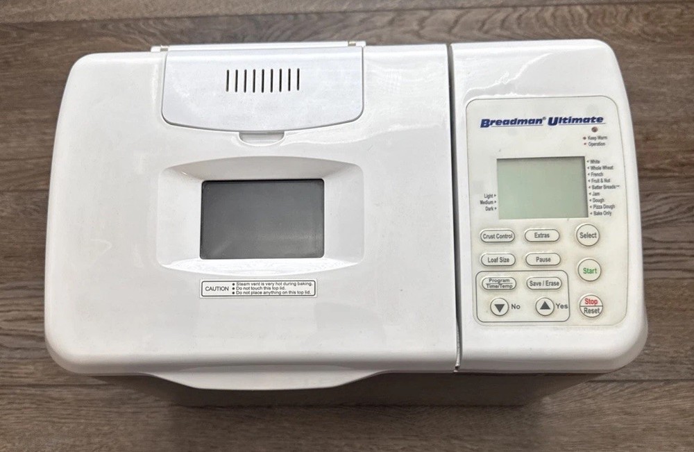 Breadman Ultimate Bread Maker Baking Automatic Machine TR2200C (Tested & Works)