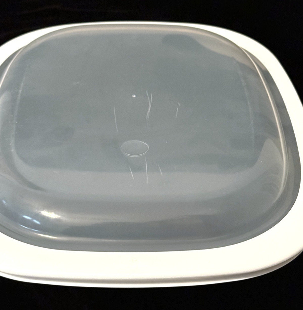 Vintage Corning Simply Lite 11" 2-Quart Rectangular Baking Dish White Glass