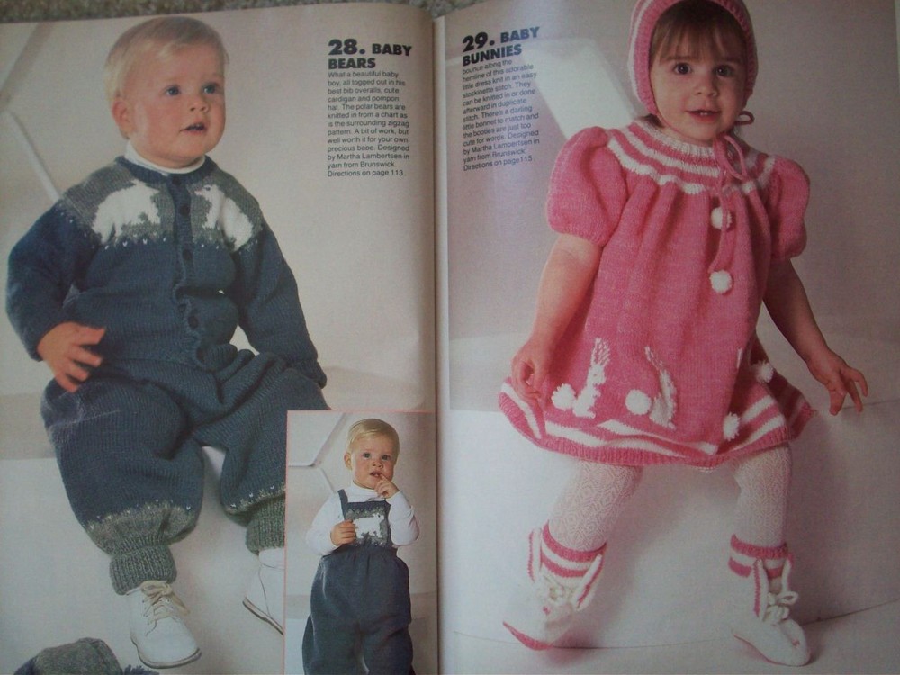 Premier Issue 1985 Knitting with Simplicity patterns sweaters 30 designs
