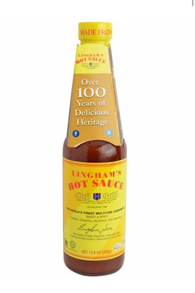 Lingham's Hot Sauce 12.6 oz Hm