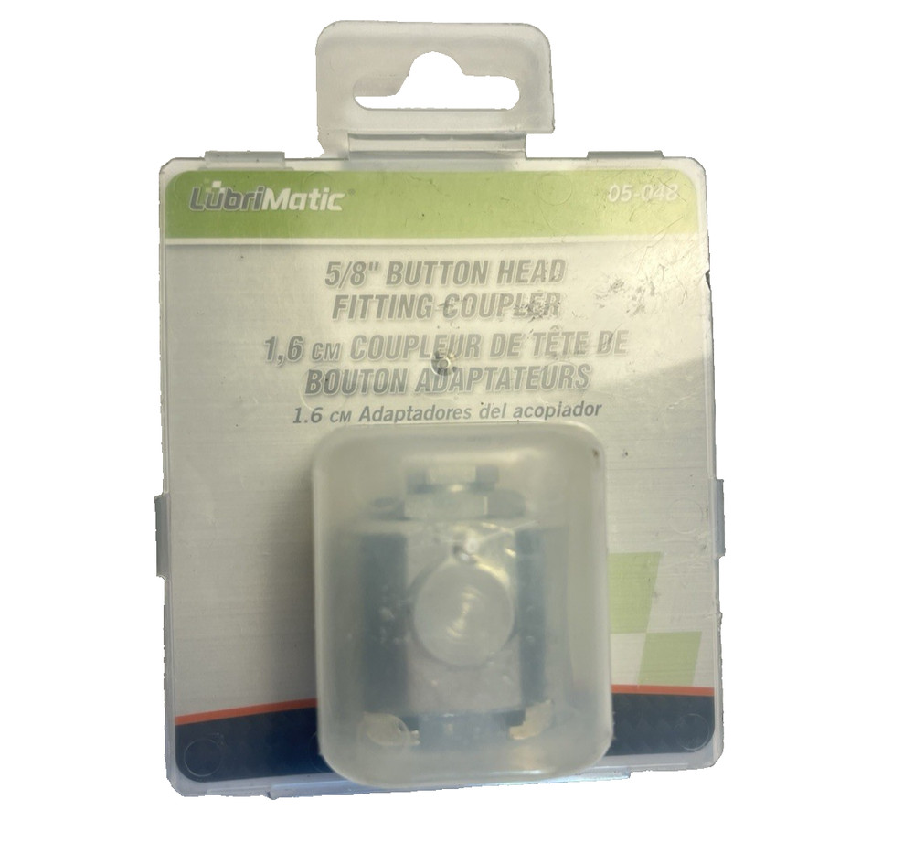 LubriMatic 05-048 5/8" Button Head Grease Gun Coupler
