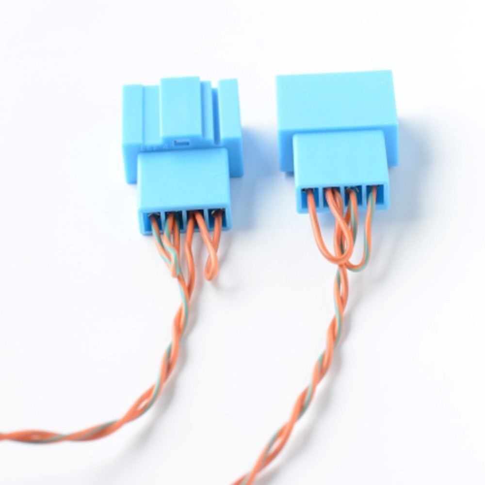 Car Subwoofer Wiring 2x Bass Low Range Cable Correct Connector For