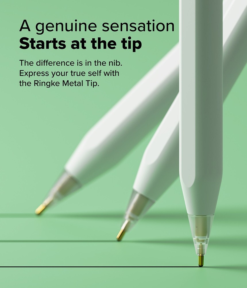 For Apple Pencil Pro 1st 2nd Gen | Ringke [Replacement Tip] Precise Enhanced Nib