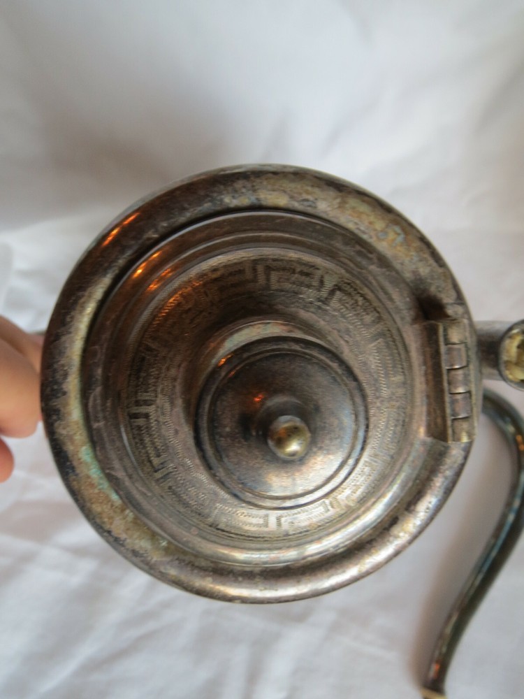 Antique Henniger German Silverplate Coffee Pot