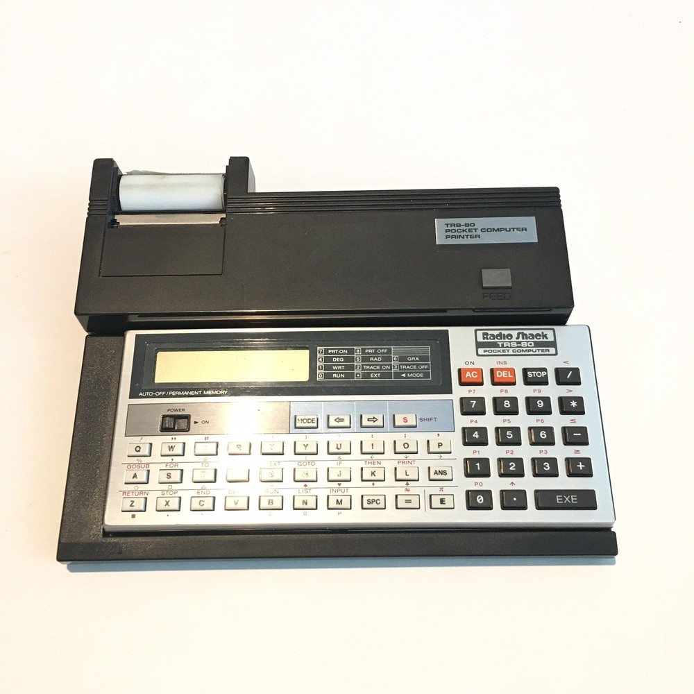 RadioShack TRS-80 PC-4 w/ Pocket Computer Printer