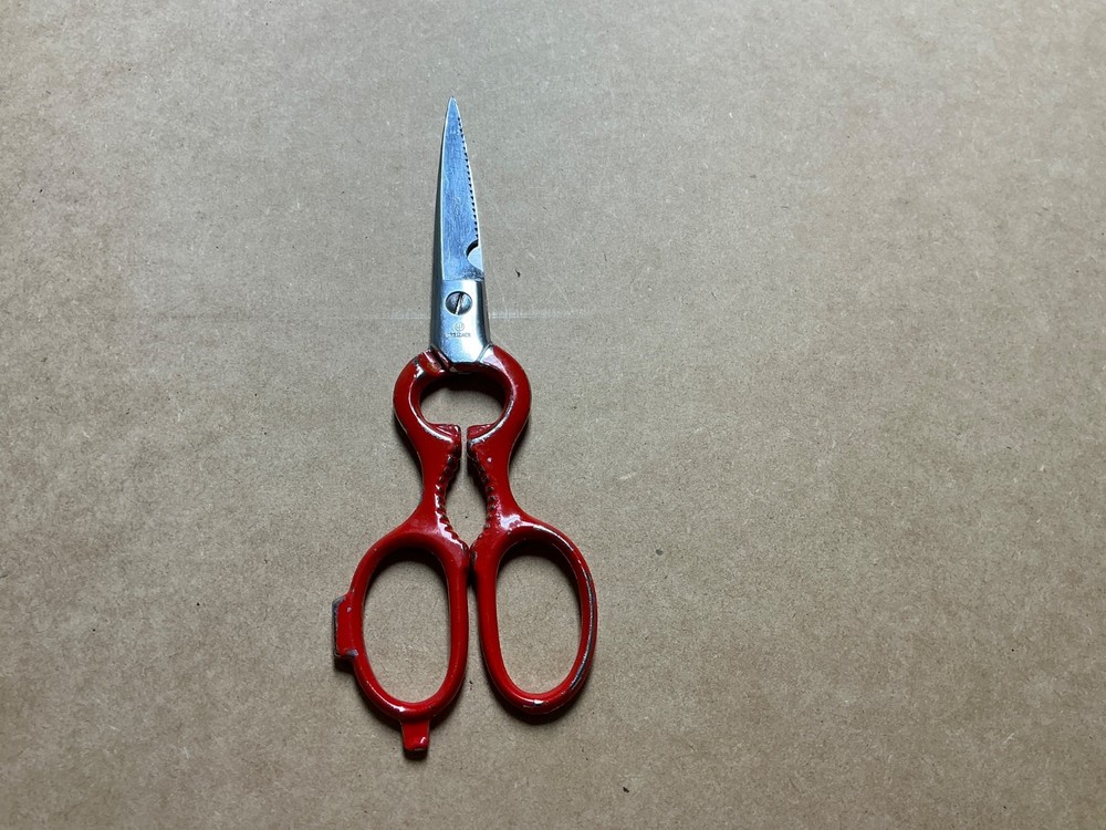 Vintage DREIZACK "Trident Logo" Kitchen Shears Scissors Nutcracker Breakaway