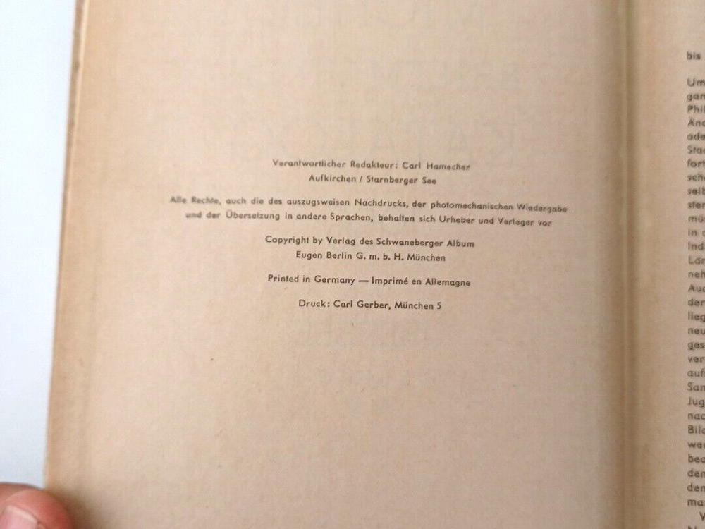 Michel Briefmarken Katalog Ubersee 1956 HC