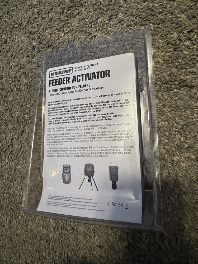 Moultrie Feeder Activator | Remote Control | Compatible with only Moultrie Fe...