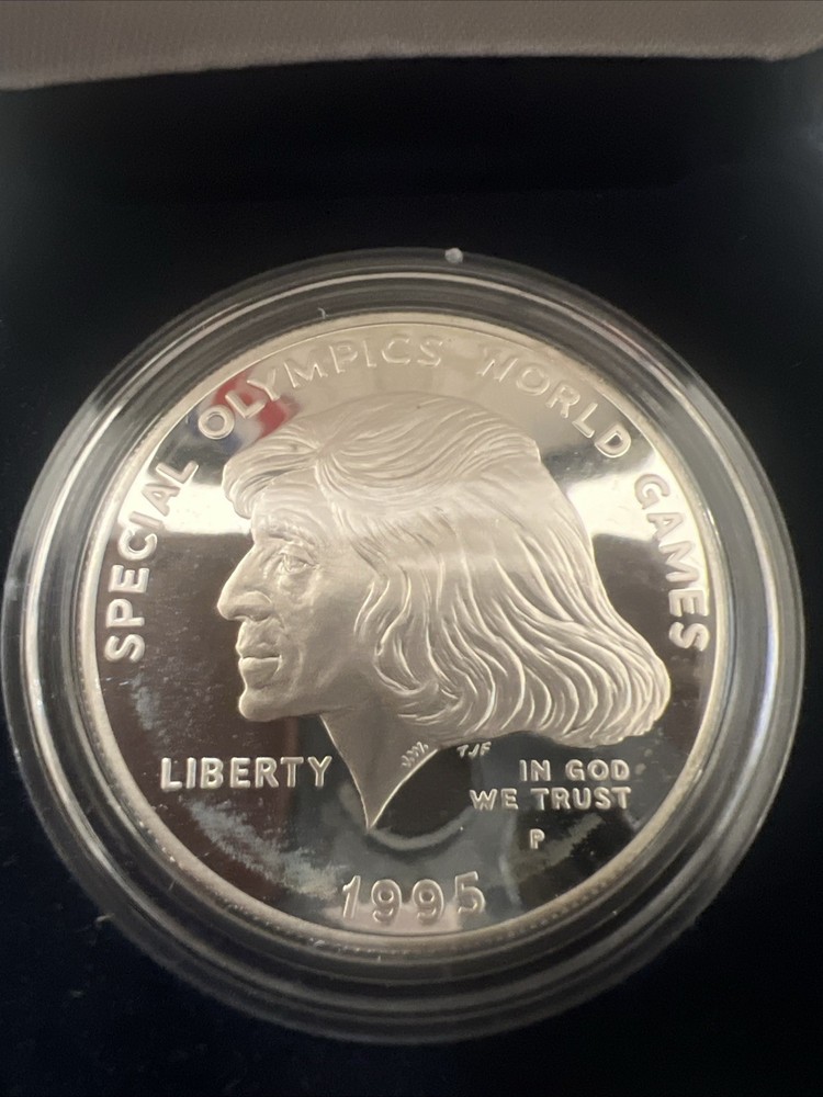 1995 Special Olympics World Games Silver Dollar Proof