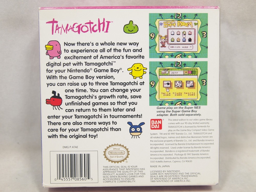 Tamagotchi (Nintendo Game Boy | GB) Authentic BOX ONLY