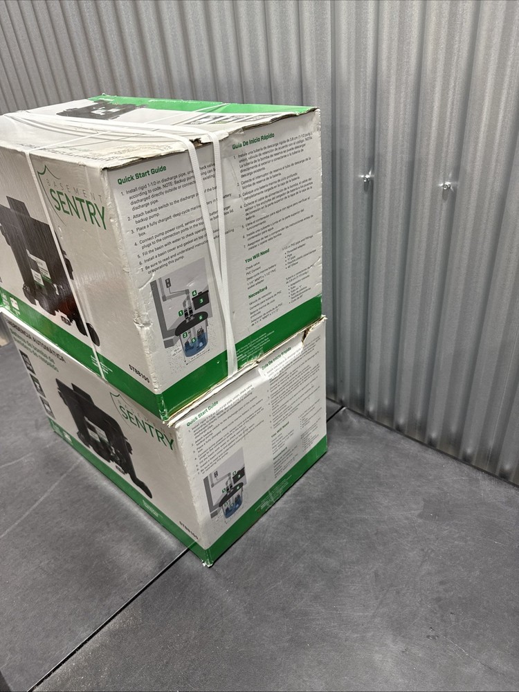 Basement Sentry Stbb100 Backup Sump Pump System