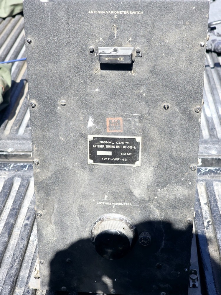 Signal Corps BC-306-A Variometer Antenna Tuning Unit UNTESTED