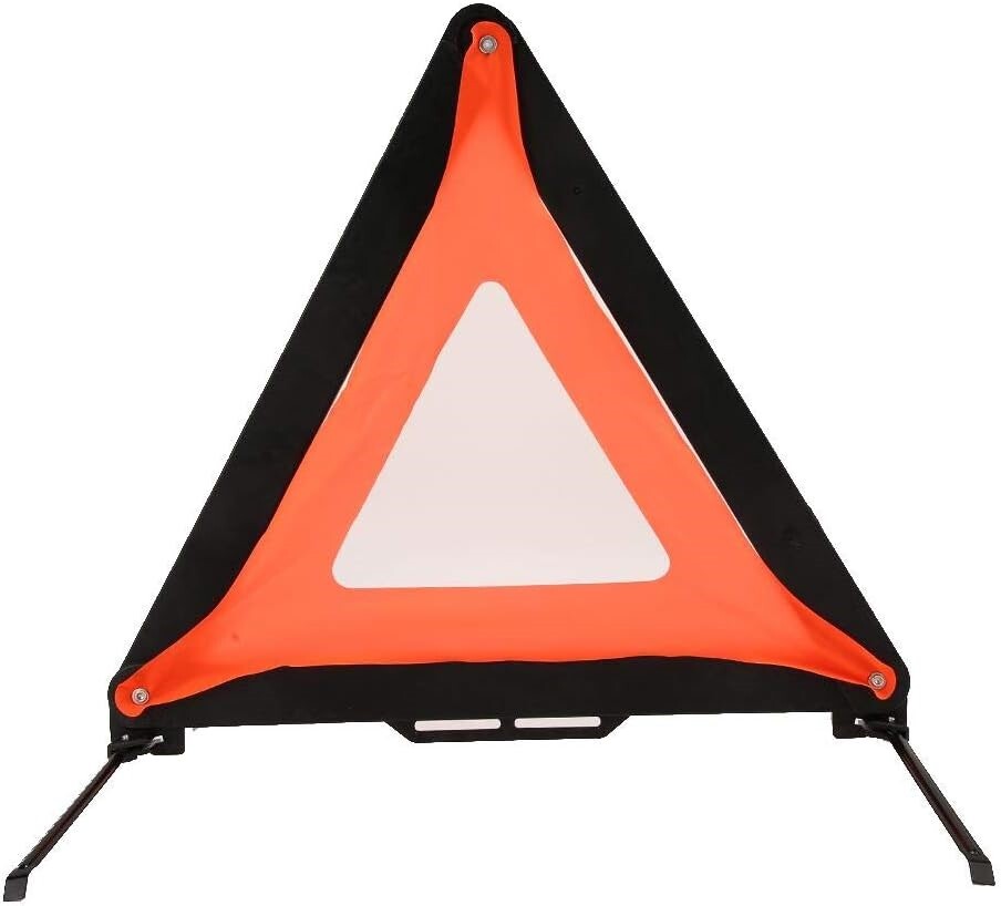Noticeable Foldable Car Triangle - Strong Material for Emergency Warnings NEW