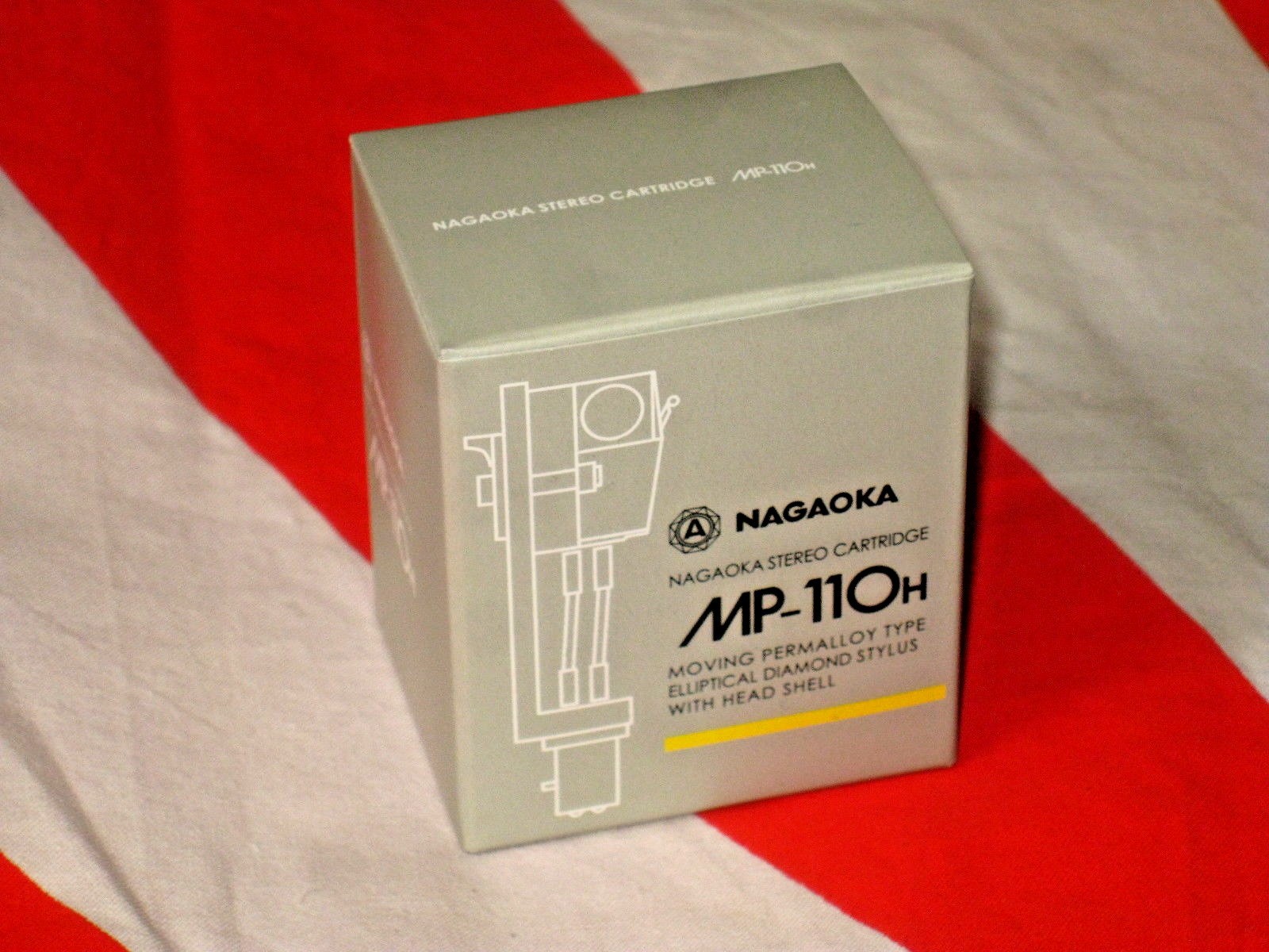 NAGAOKA MP-110H NEW OFFICIAL 2023 MM CARTRIDGE+HEADSHELL MADE IN JAPAN MP-110