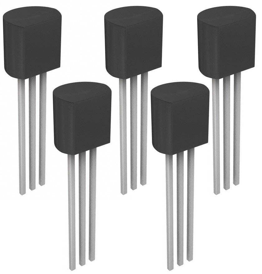5 Pack LM35 Precision Centigrade (Celsius) Temperature Sensor Linear IC