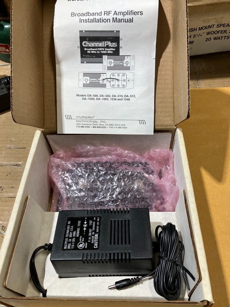 Multiplex Tech Channel Innovations Broadband RF Amplifier Model#DA-500