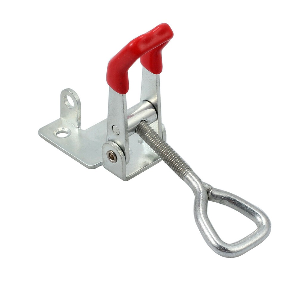 4PCS Metal Cabinet Latch Catch Adjustable Toggle Latch Lock Clamp Hasp Cupboard