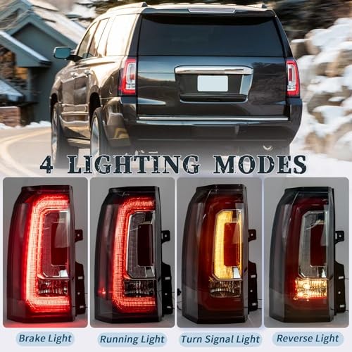 LED Tail Lights Compatible With 2015 2016 2017 2018 2019 Right Passenger Side