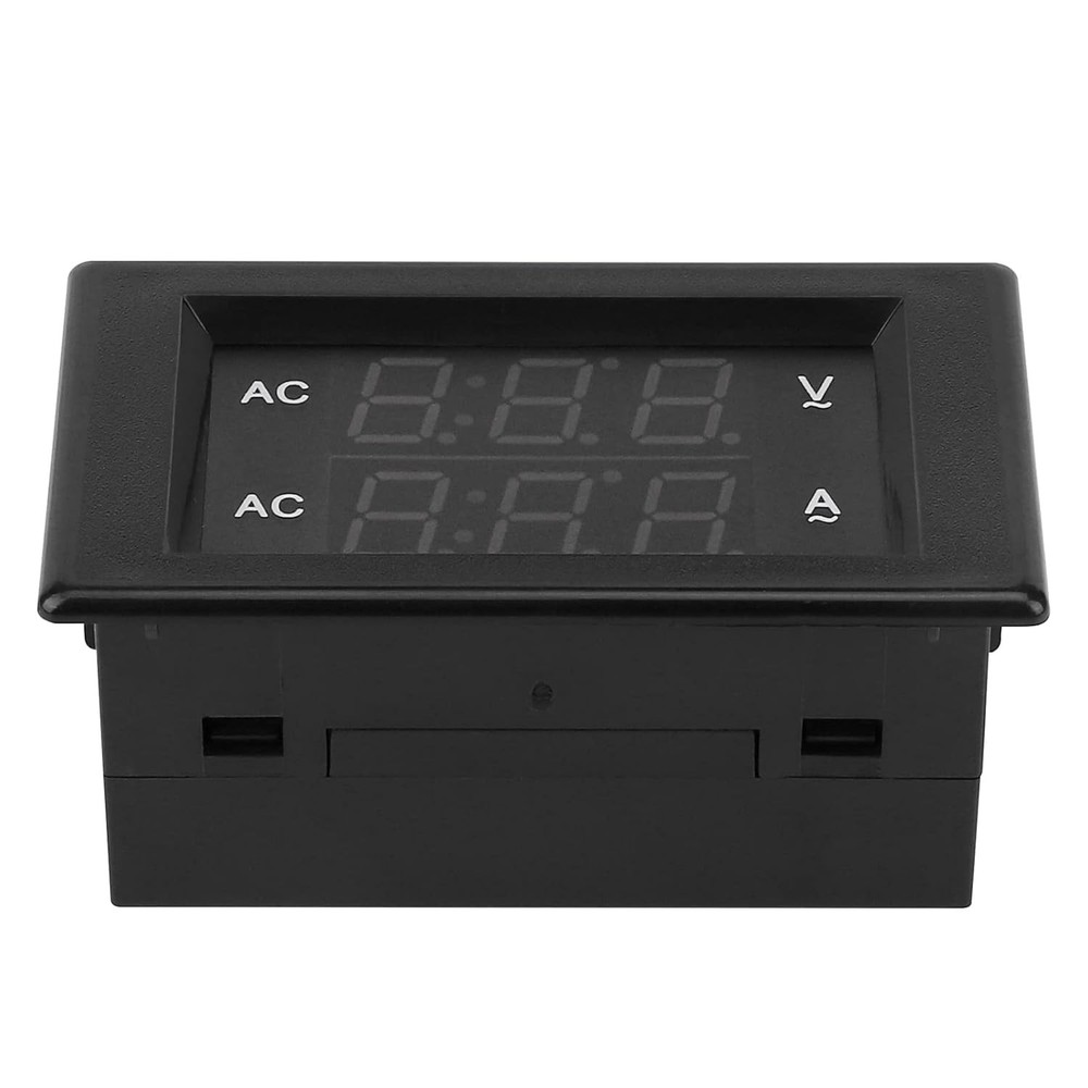 Compact 0.39-Inch LED Volt Amp Meter AC 500V 100A for Safe Electrical Testing